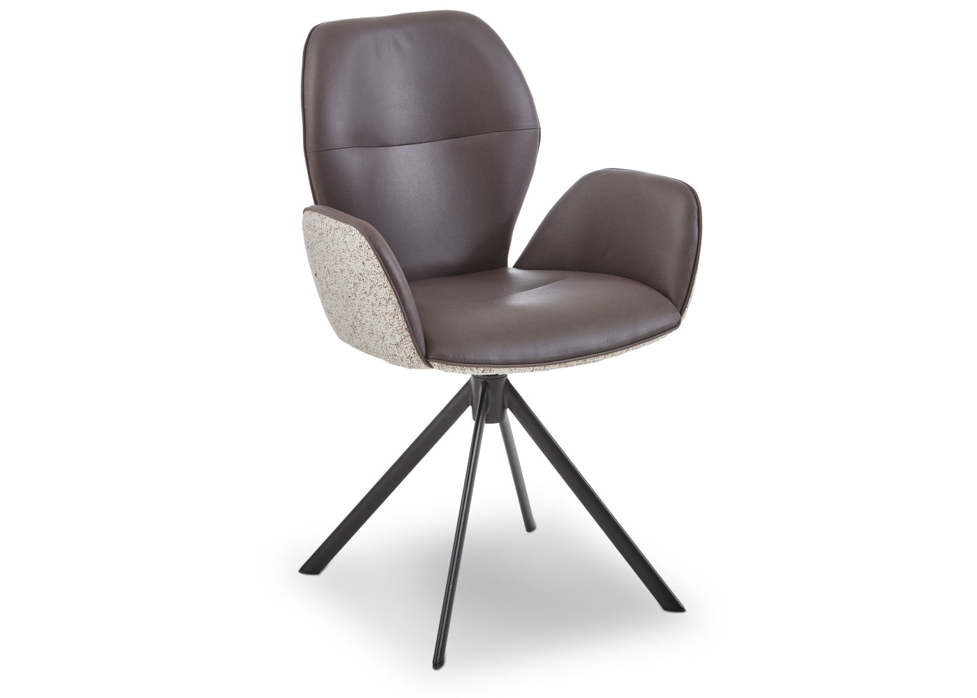 Armlehnenstuhl  Kalmia in mocca, macchiato