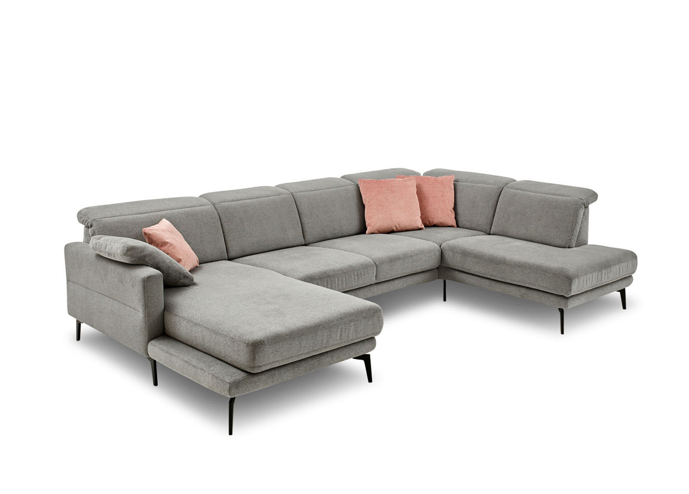 Wohnlandschaft LOMETTI in grey