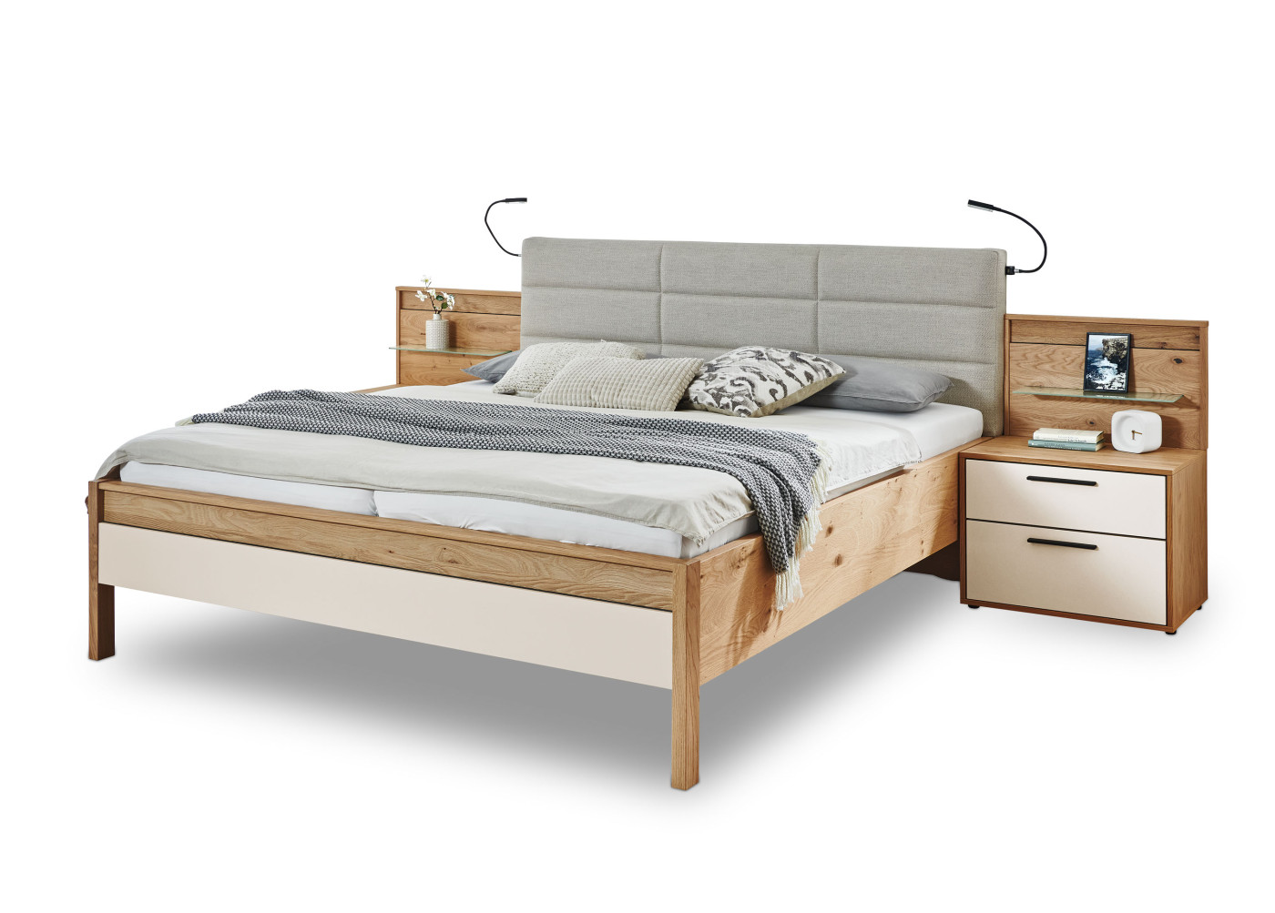 Bettanlage Aride in Lack sand