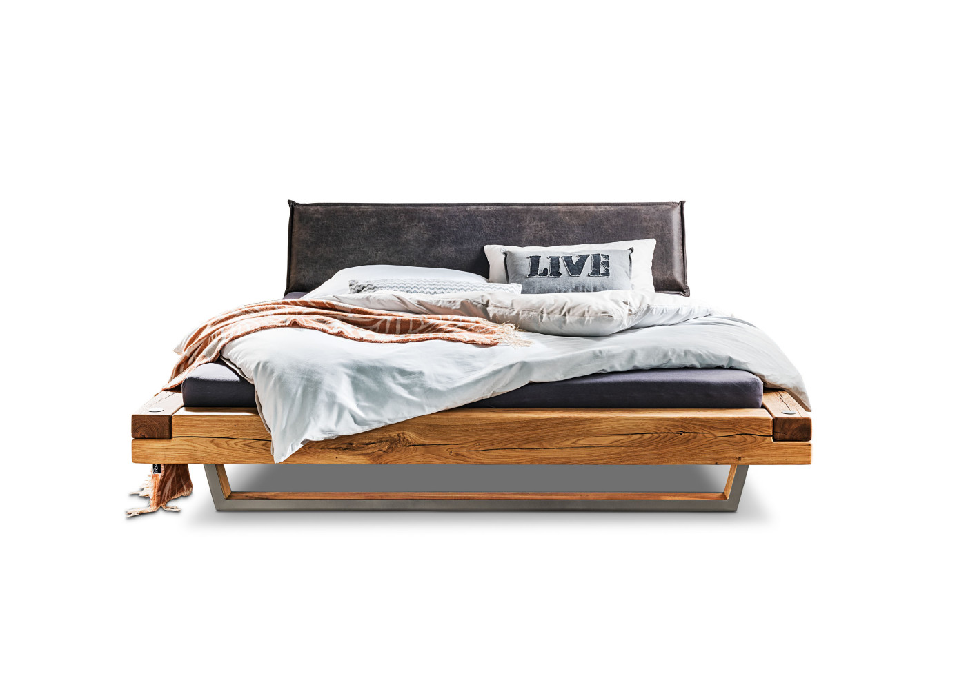 Balkenbett ESPERA in wildeiche natur