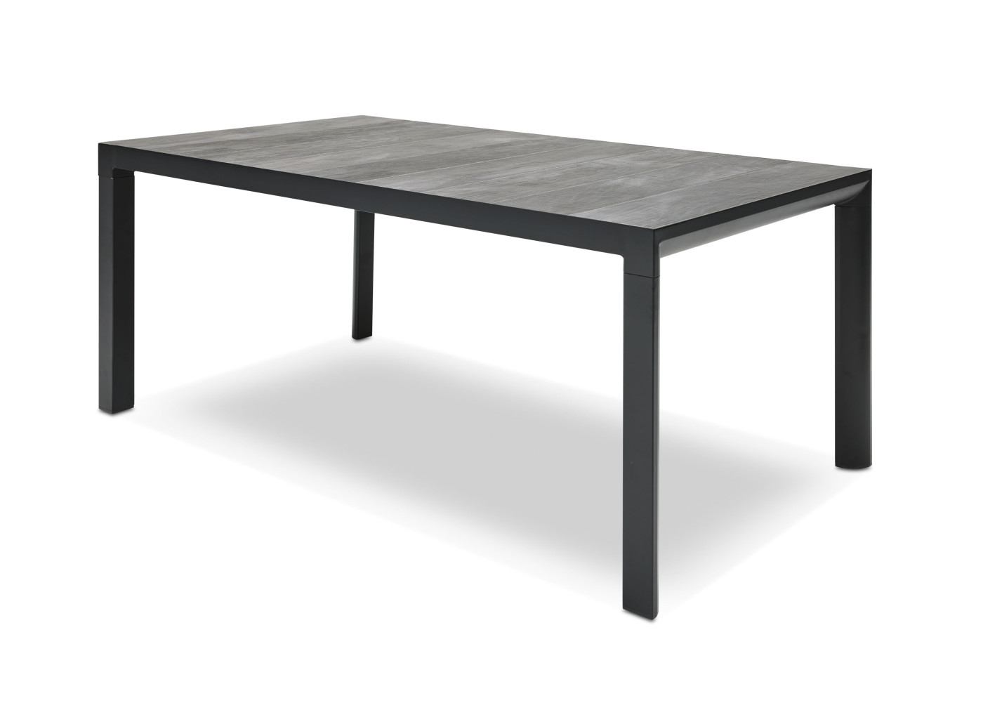 Esstisch ACARNA in schwarz, grau