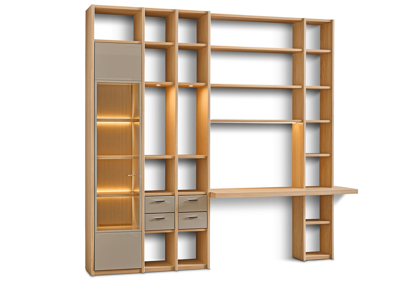 Regalkombination ALICANTE in sand/platingrau