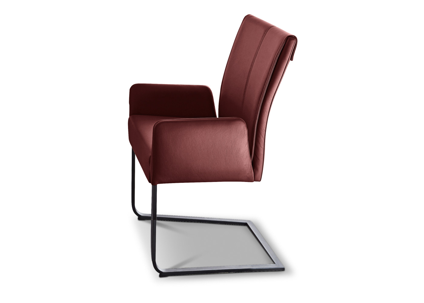 Armlehnstuhl mit Griff VALEDA in rubin