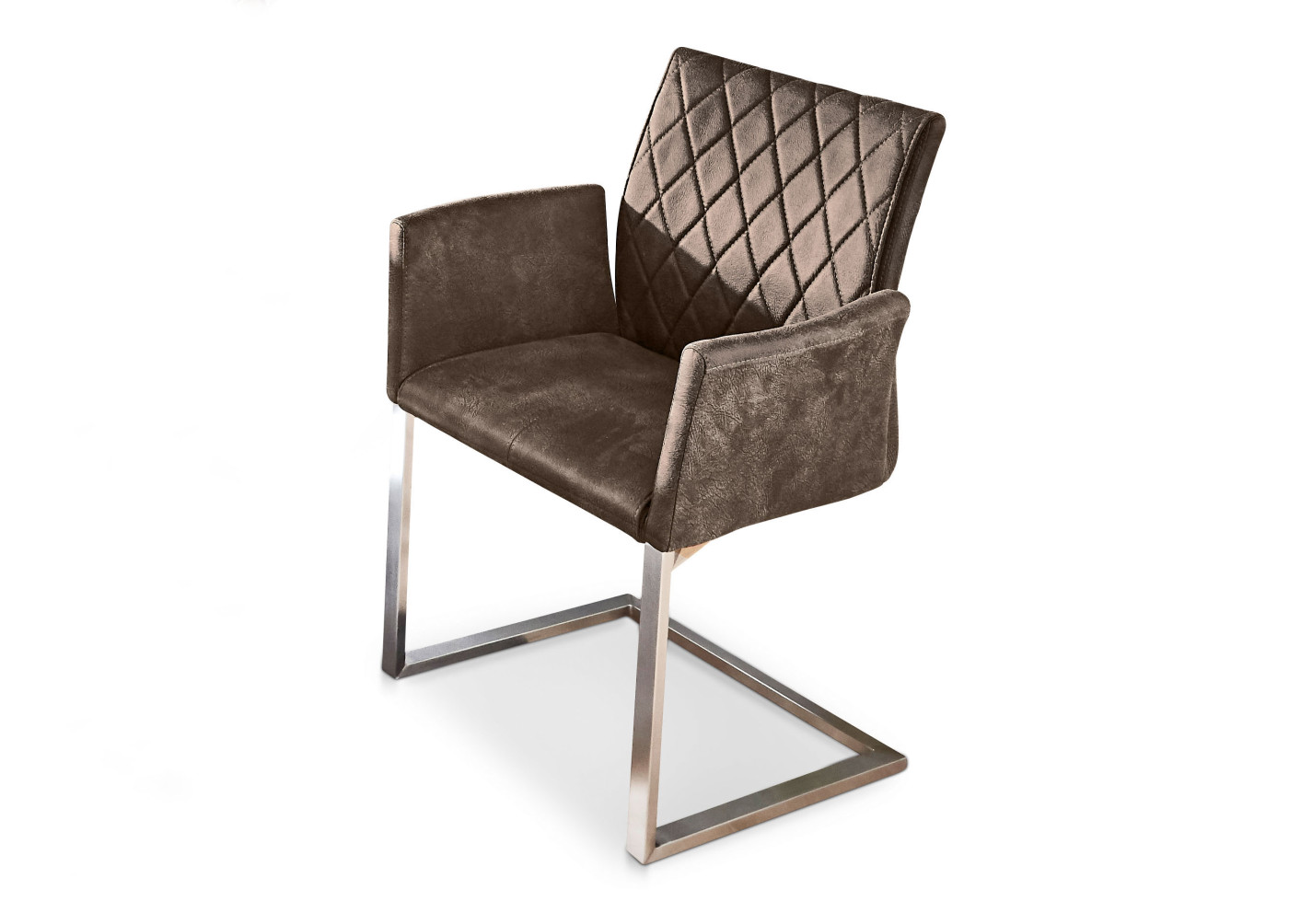 Armlehnstuhl MOKA in hellbraun