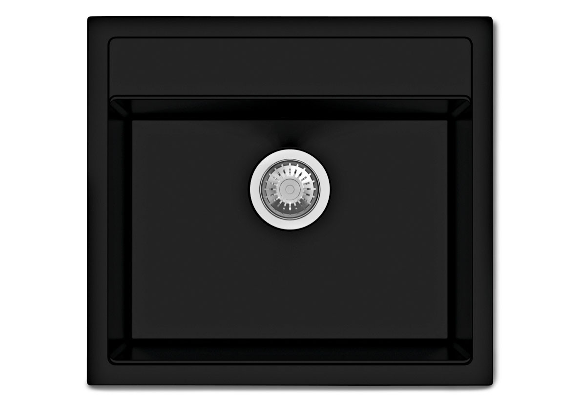 Granitspüle ZURI in Schwarz