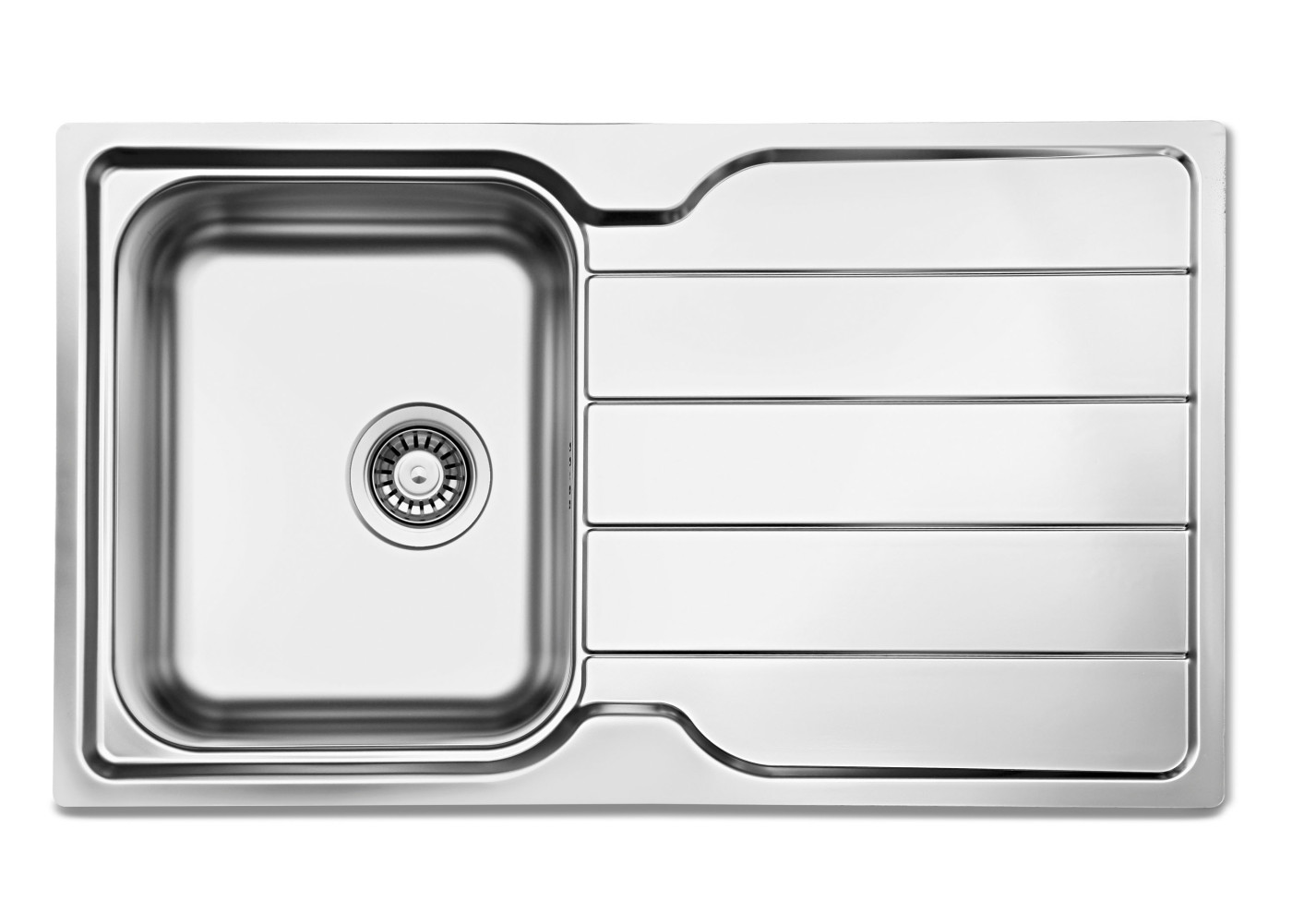 Edelstahlspüle CAPTA in Silber