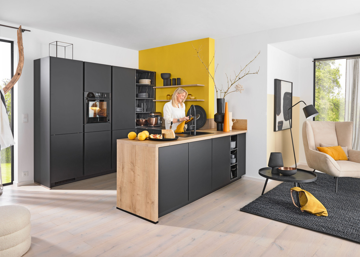 Küche TORNA in schwarz