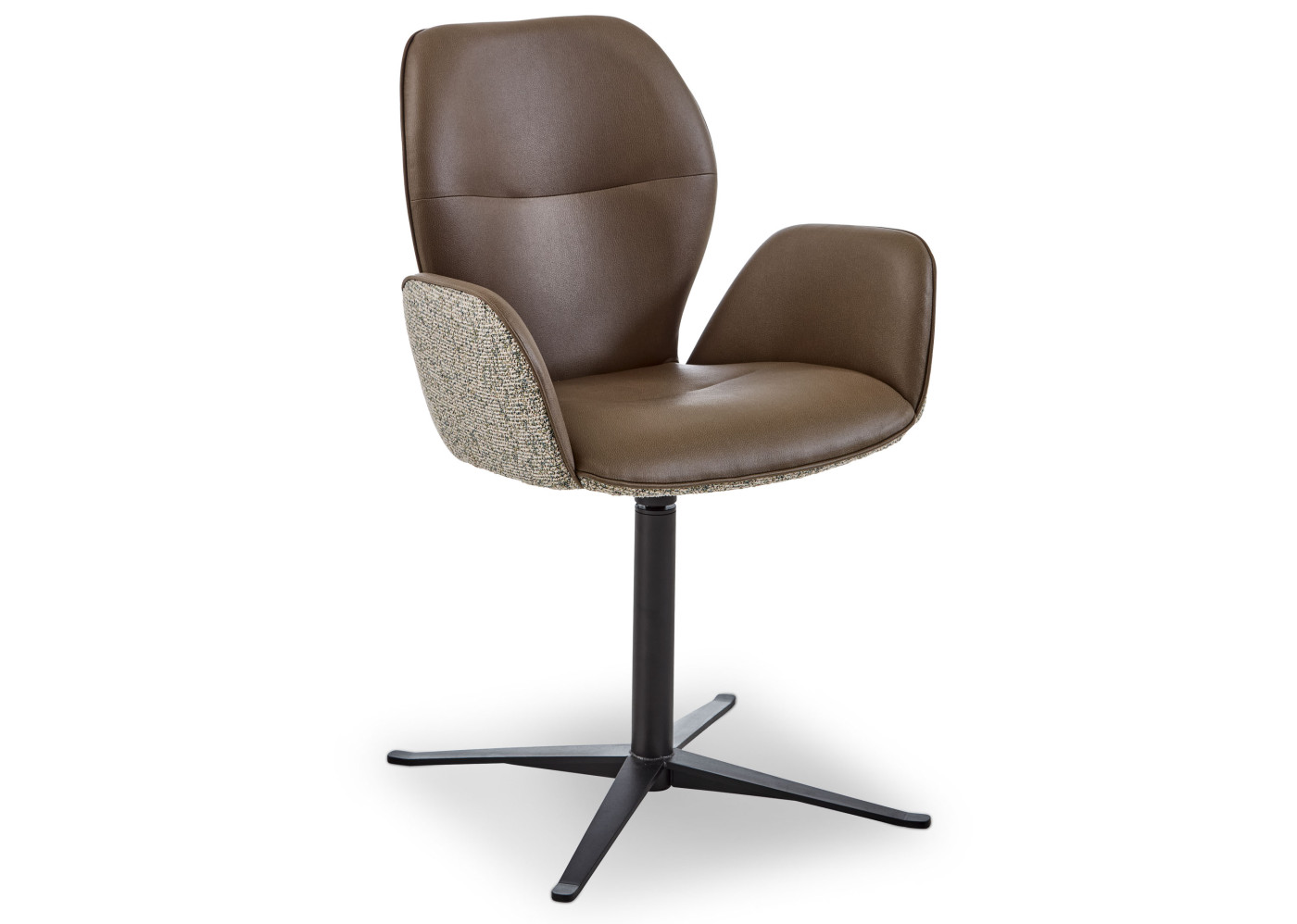 Armlehnenstuhl Kalmia in oliv, grau-grün