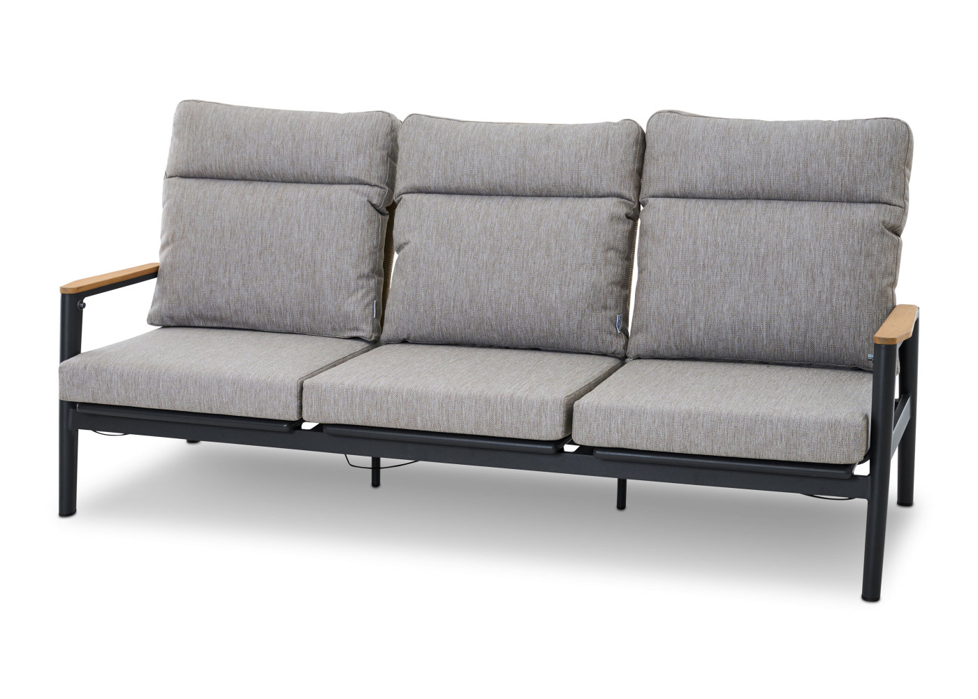 Sofa Latea in anthrazit, taupe, naturfarben