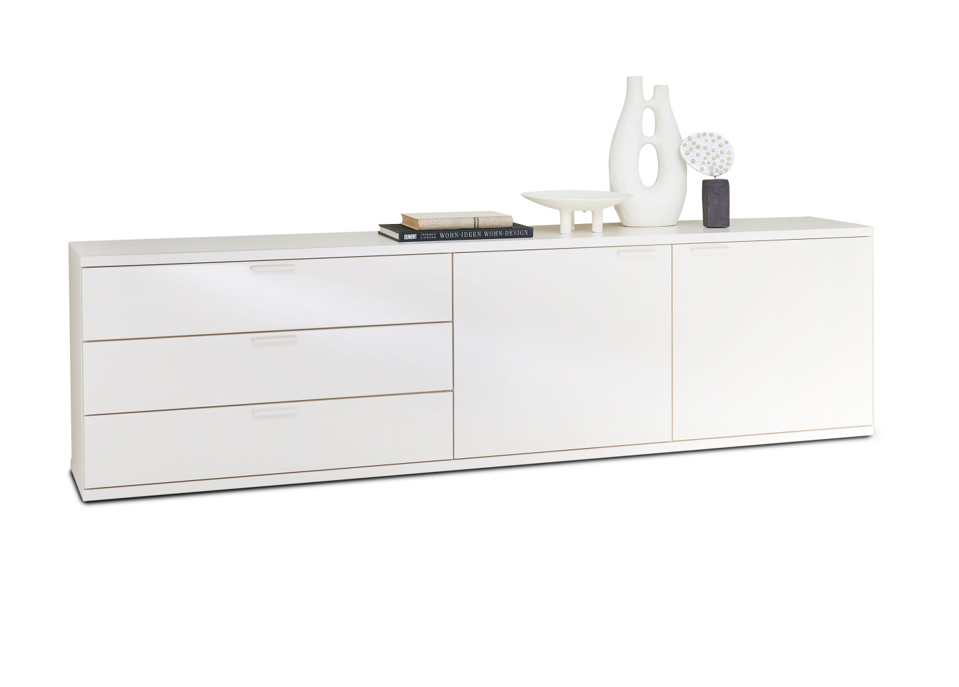 Sideboard ARTIST in Lack wollweiß