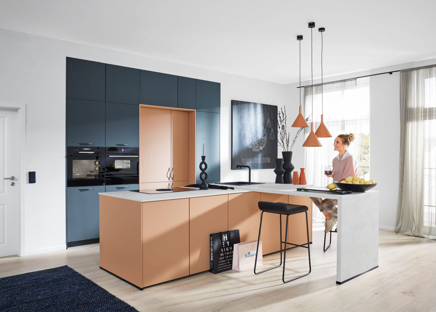 Küche SUNTA in orange