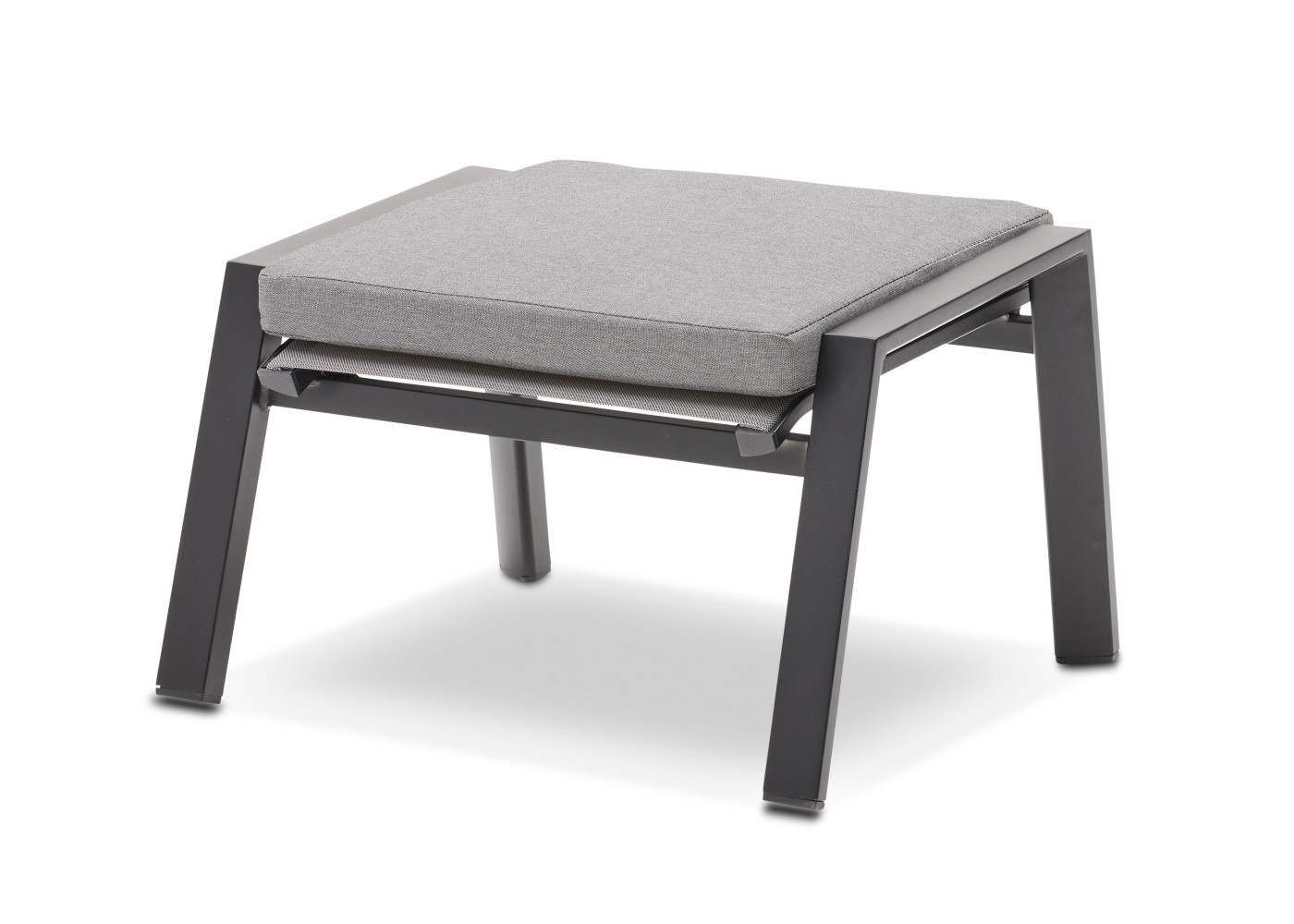 Hocker ASCELLA in schwarz, dunkelgrau ,jeans grau