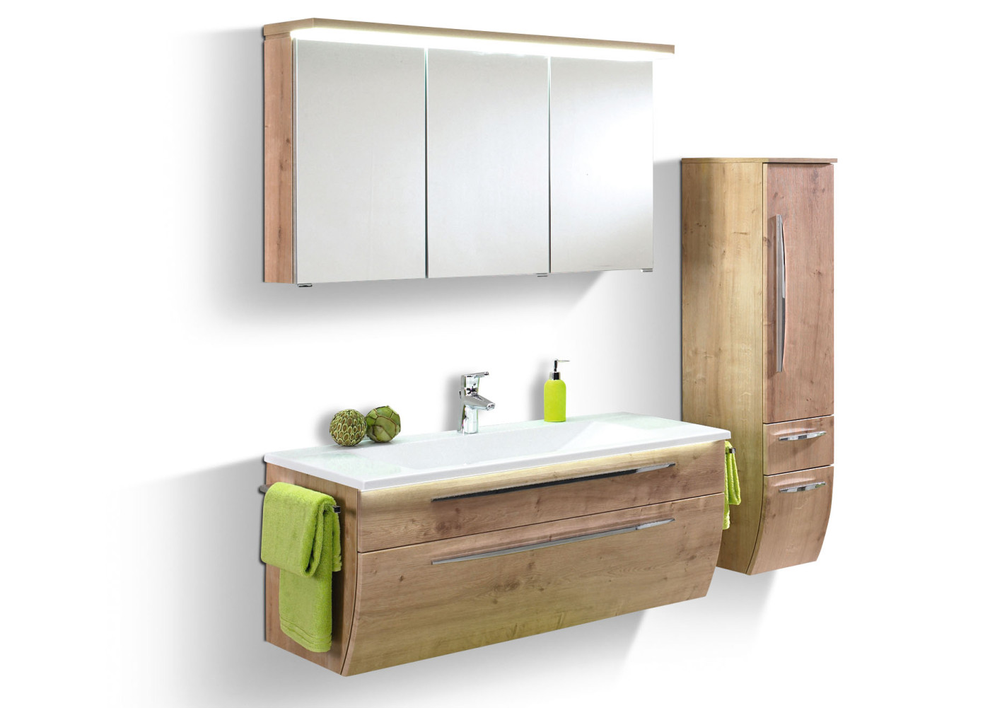 Badkombination RONDA in Eiche natur