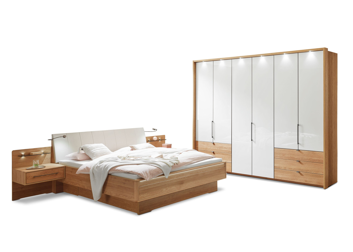 Schlafzimmer SERENA PLUS in eiche - champagner