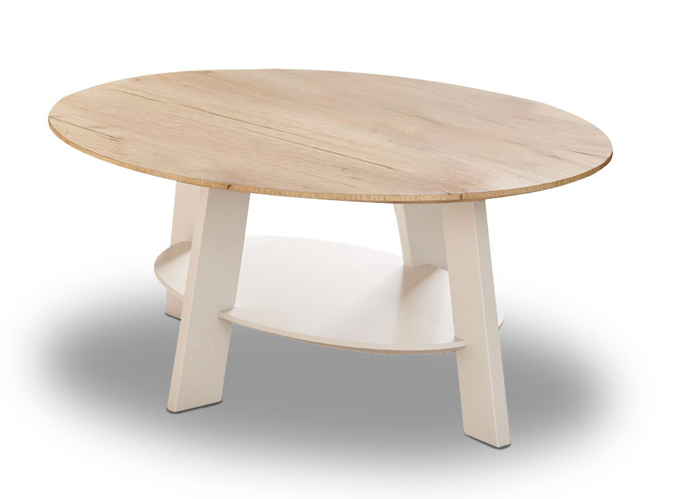 Couchtisch Kigara in weiß