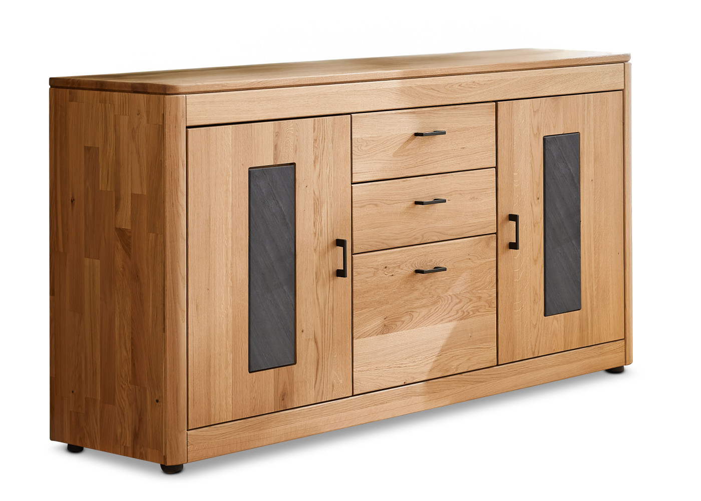 Sideboard OREUM in Eiche lengo geölt, Hirnholz