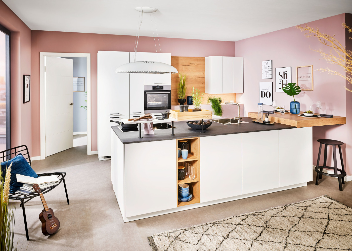 Kücheninsel TORNA 332-A in Alpinweiß