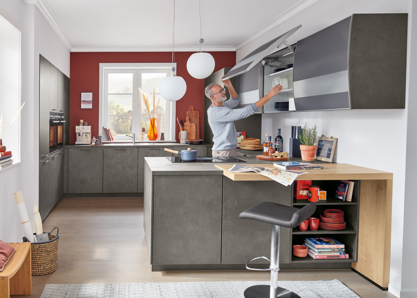 Küche ROSIAN 839 in Terragrau