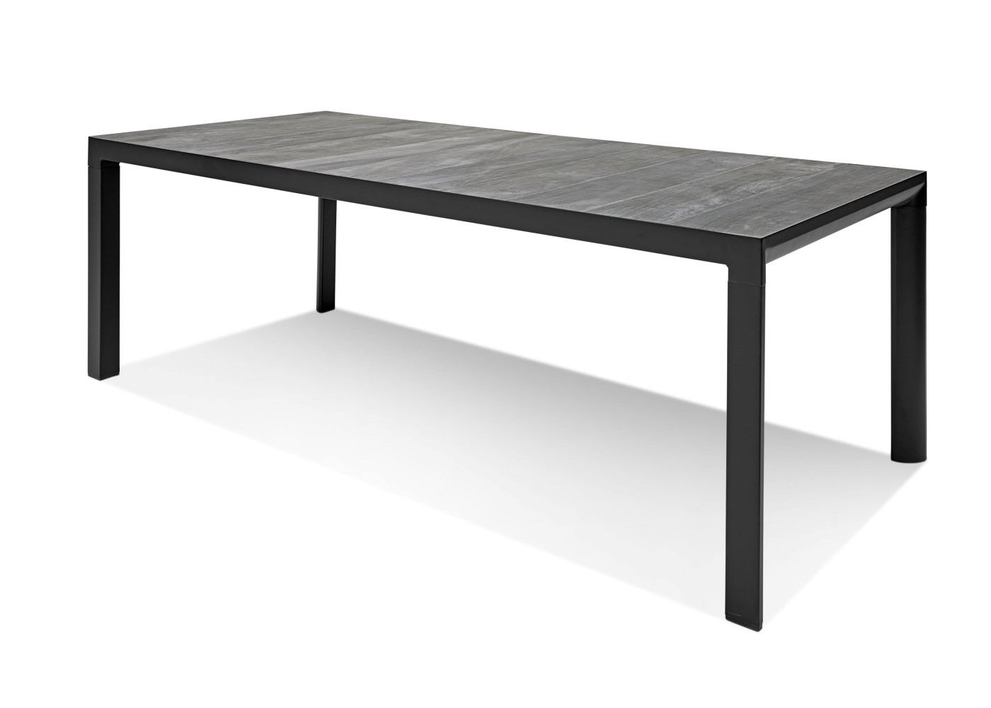 Esstisch ACARNA in schwarz, grey