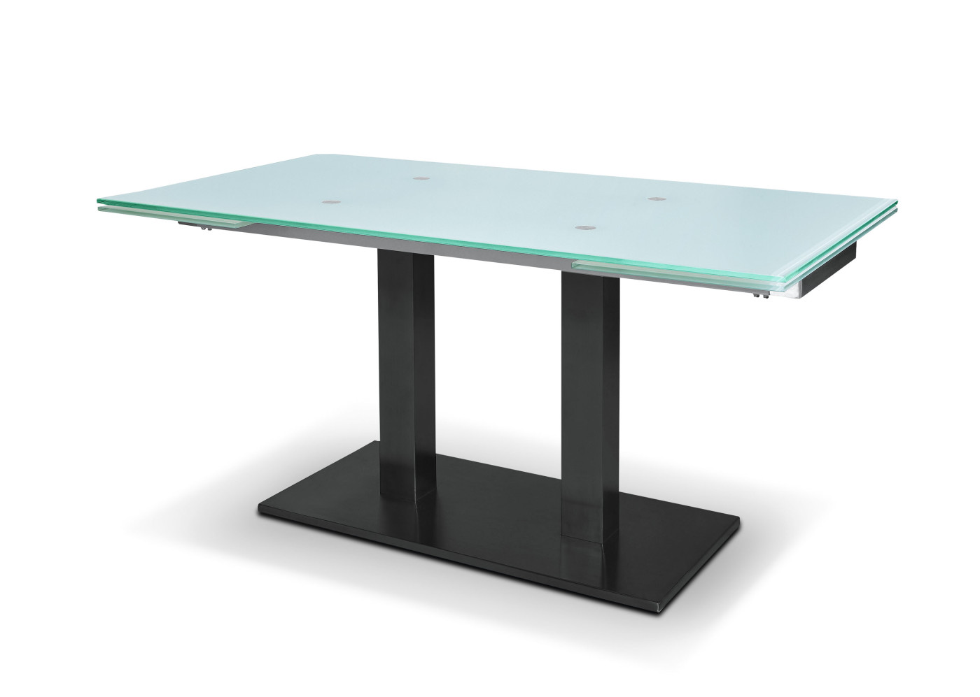 Esstisch SETA in weiß, schwarz