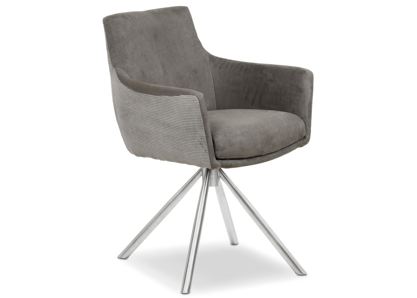 Armlehnstuhl FOLARA in grau