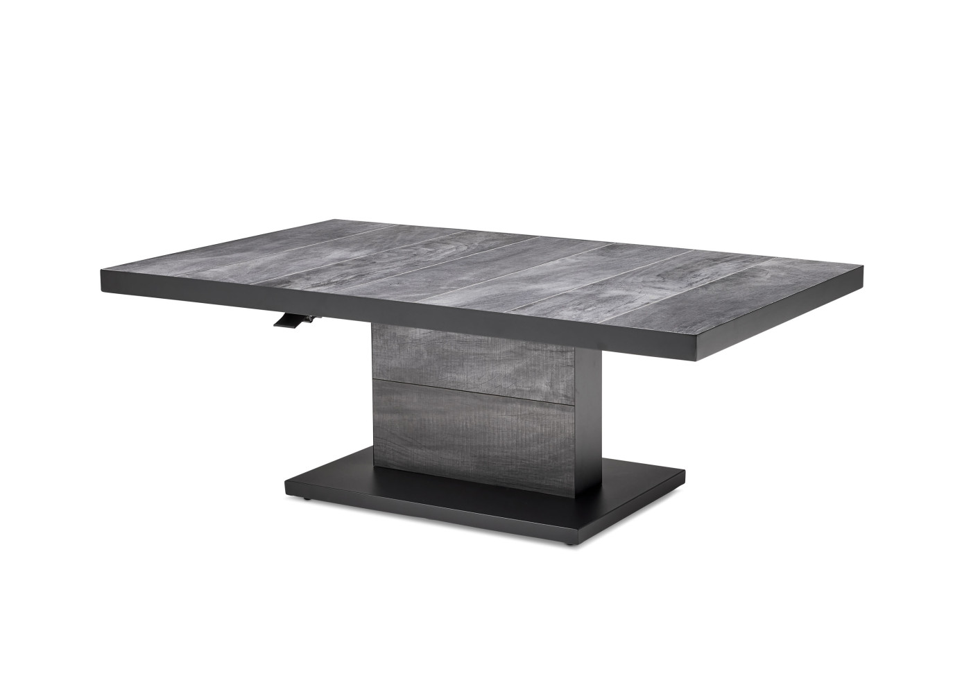 Lifttisch ASCELLA in schwarz, grey