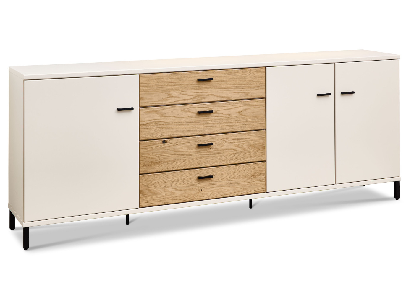 Sideboard ALICANTE in seidengrau