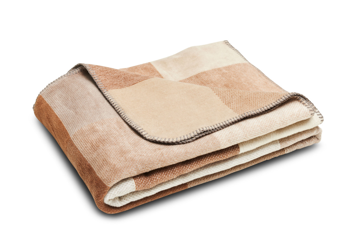 Wohndecke Mondo Saru SARU in Karo beige