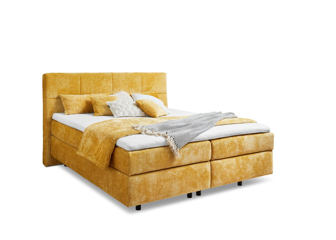 Boxspringbett Deluxe Edition in gelb