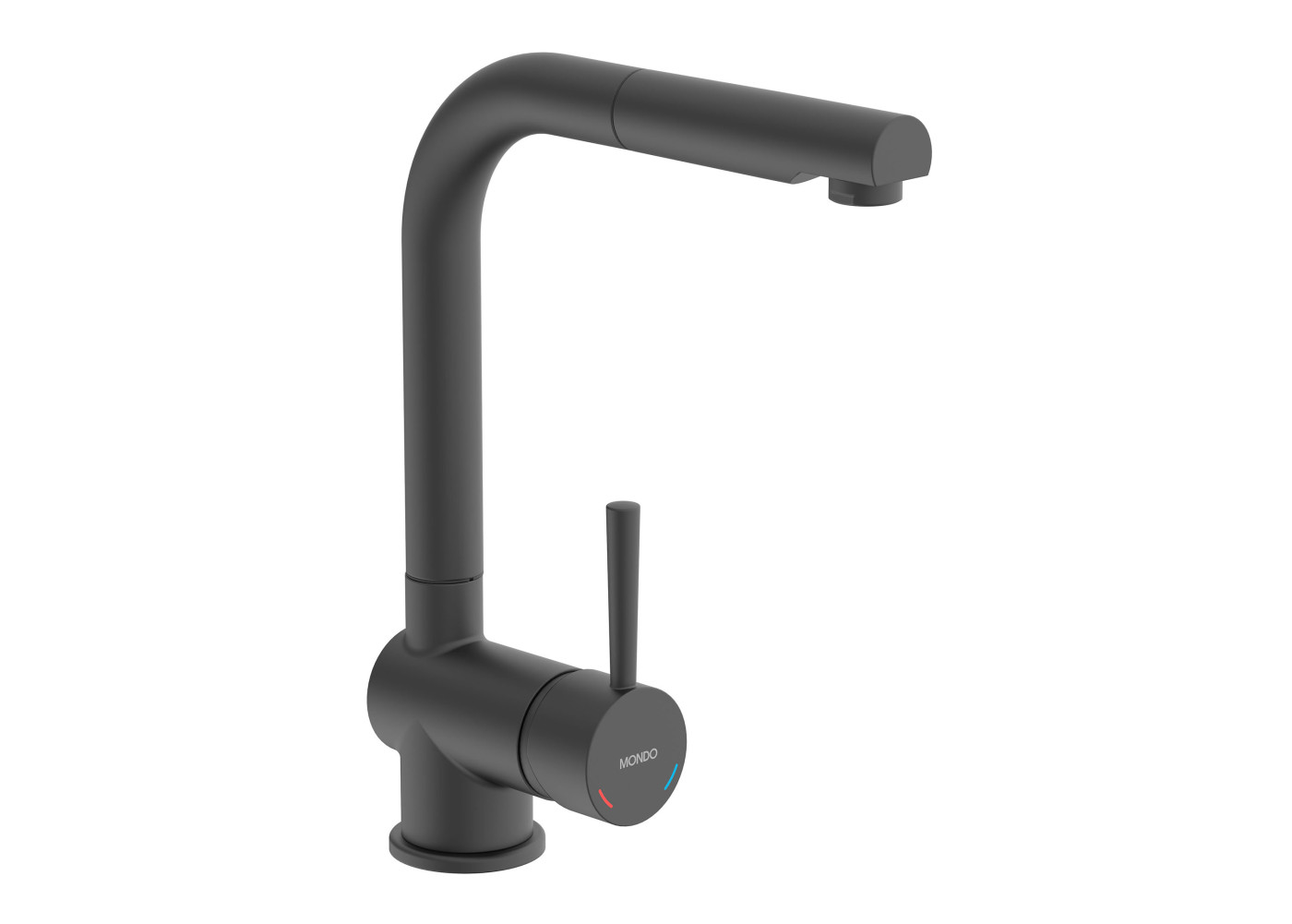 Spültischarmatur MAJAN in schwarz matt