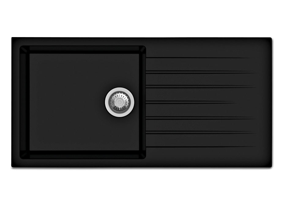 Granitspüle CORIS in Schwarz