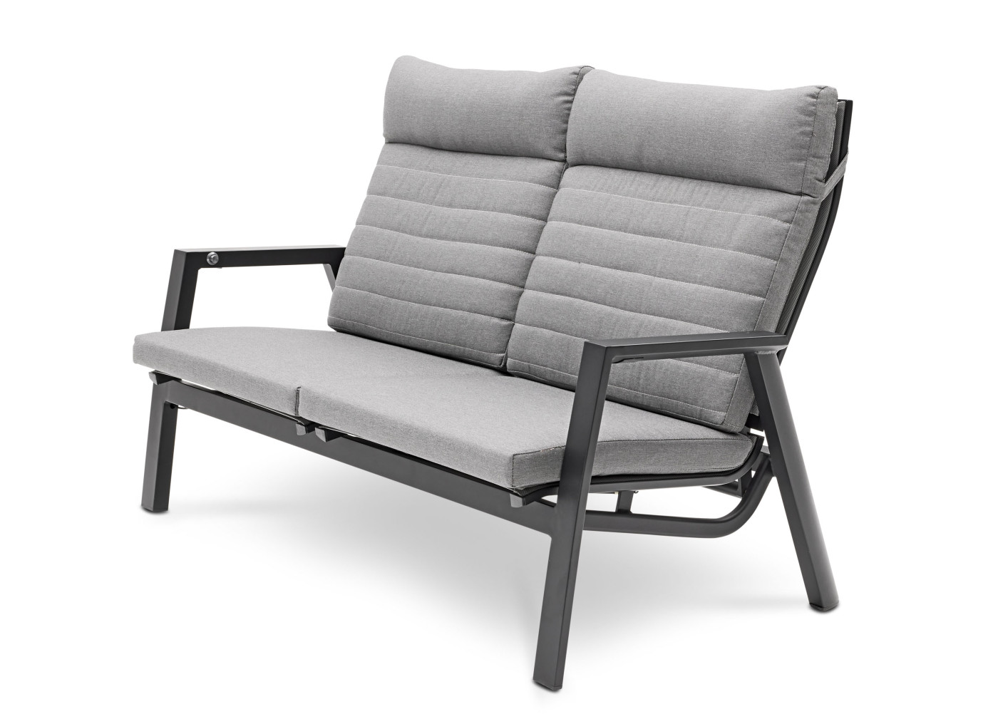 Gartensofa ASCELLA in schwarz, dunkelgrau,jeans grau