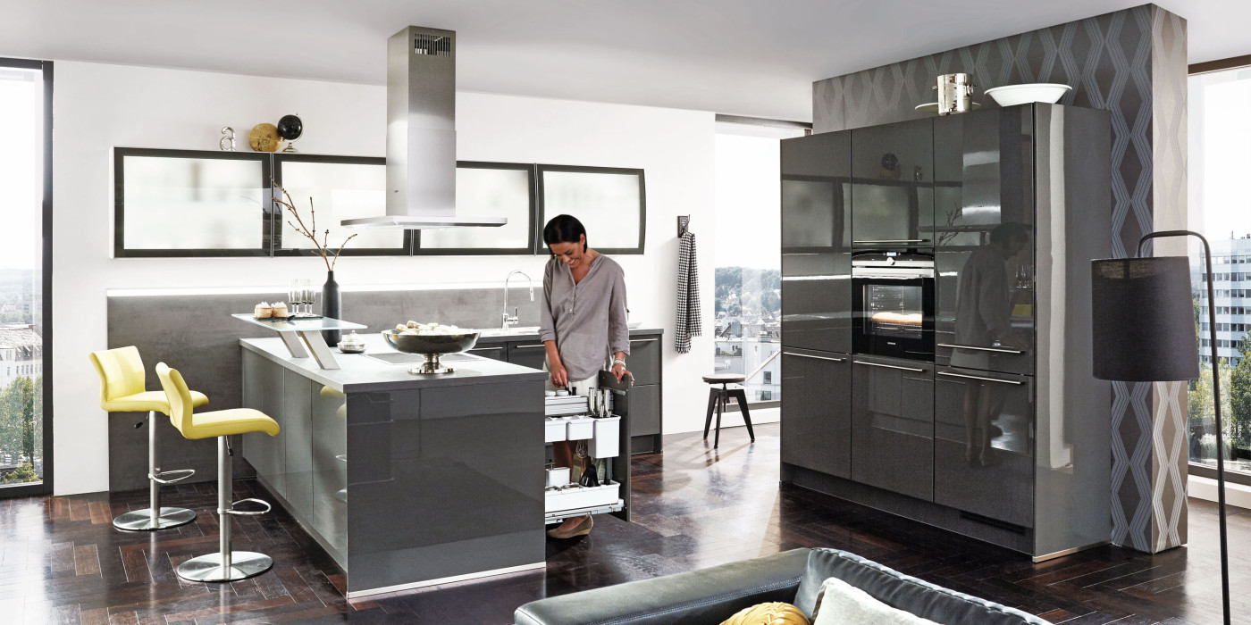 Küche FELDE 453-C in Schiefergrau