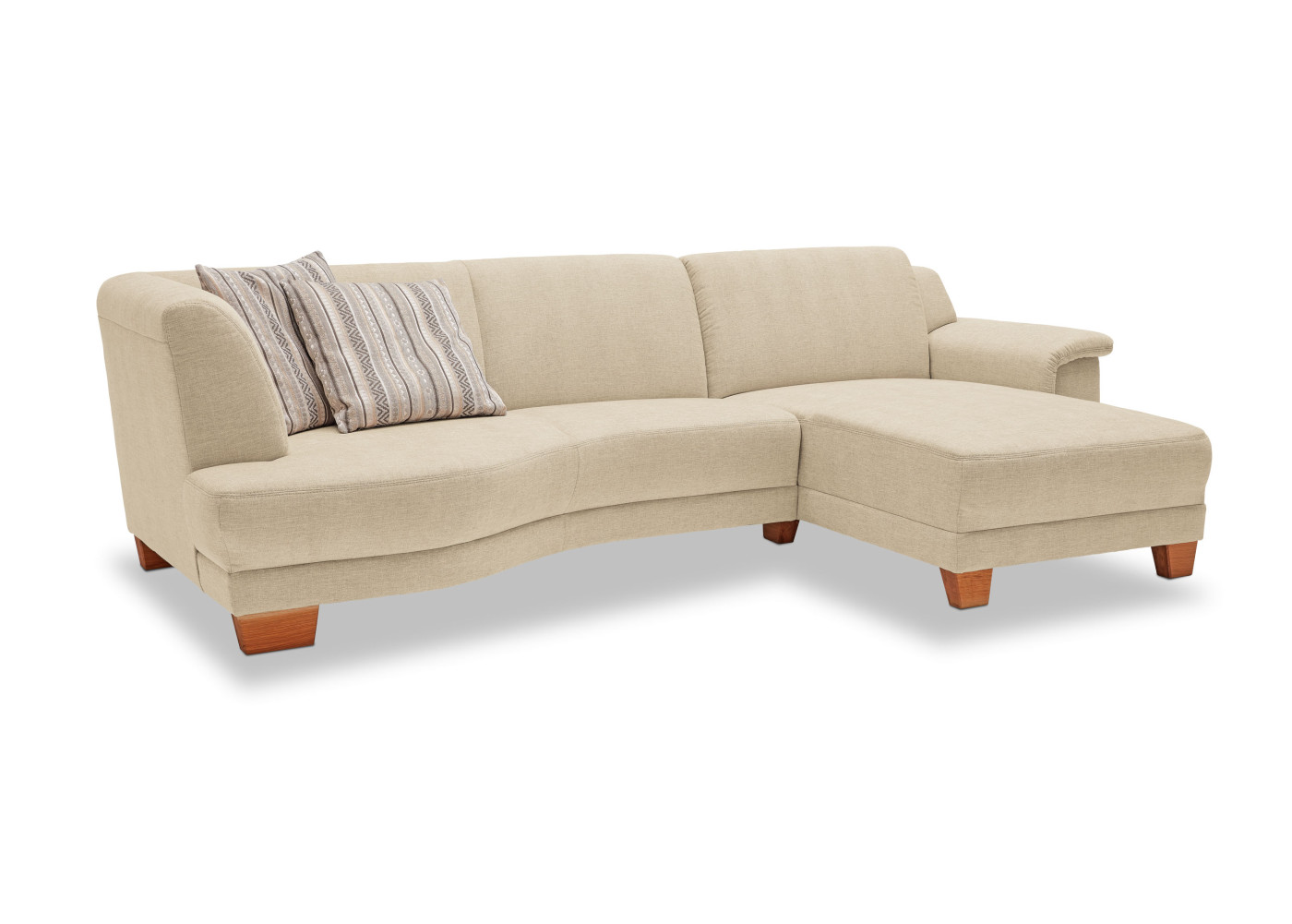 Longchairgarnitur QUADRA in beige