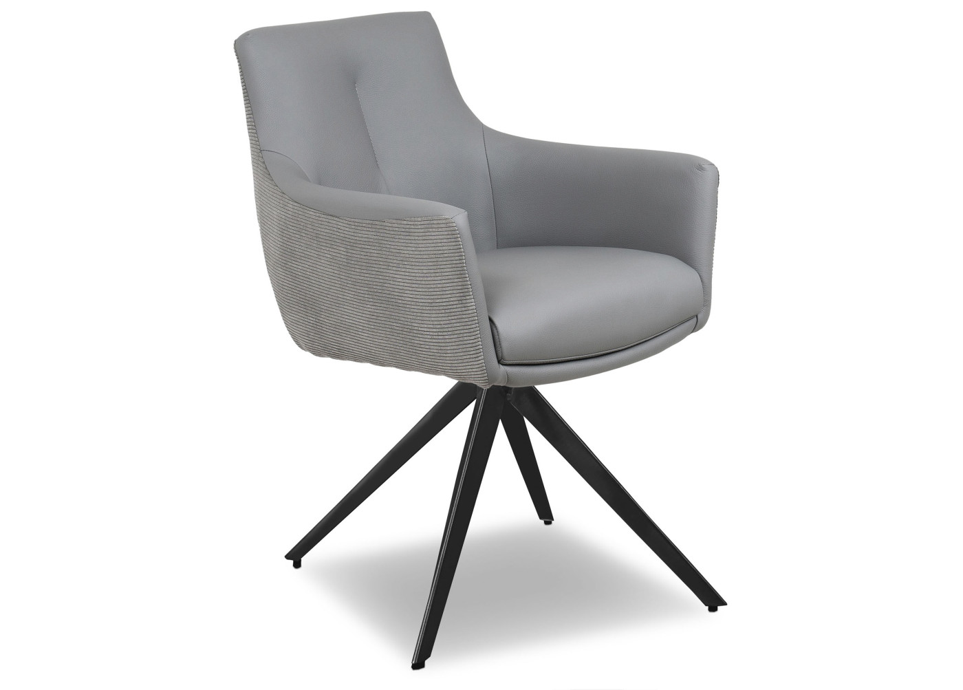 Armlehnstuhl FOLARA in grau