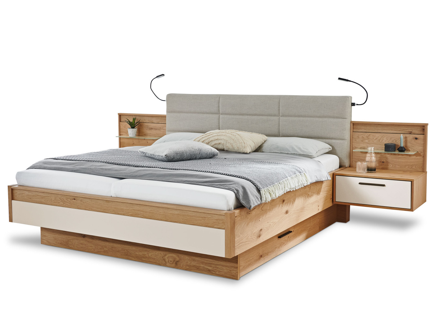 Bettanlage Aride in Lack sand