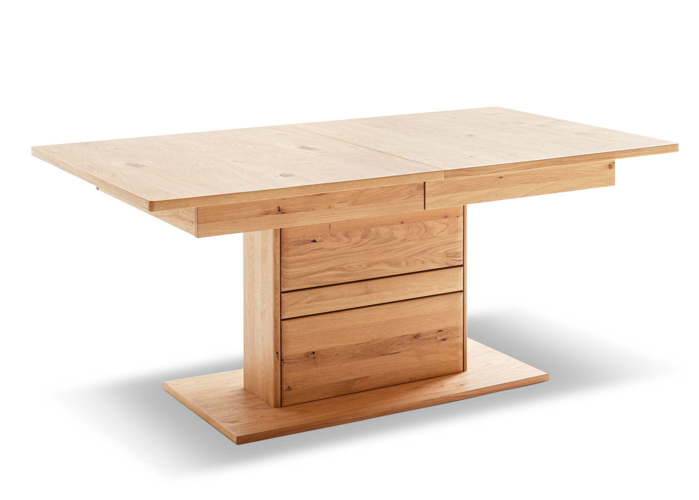 Esstisch T60 Minoma in Ast/Balkeneiche, anthrazit, Titan