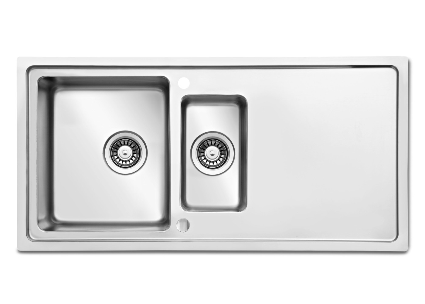 Edelstahlspüle SEKA in Silber