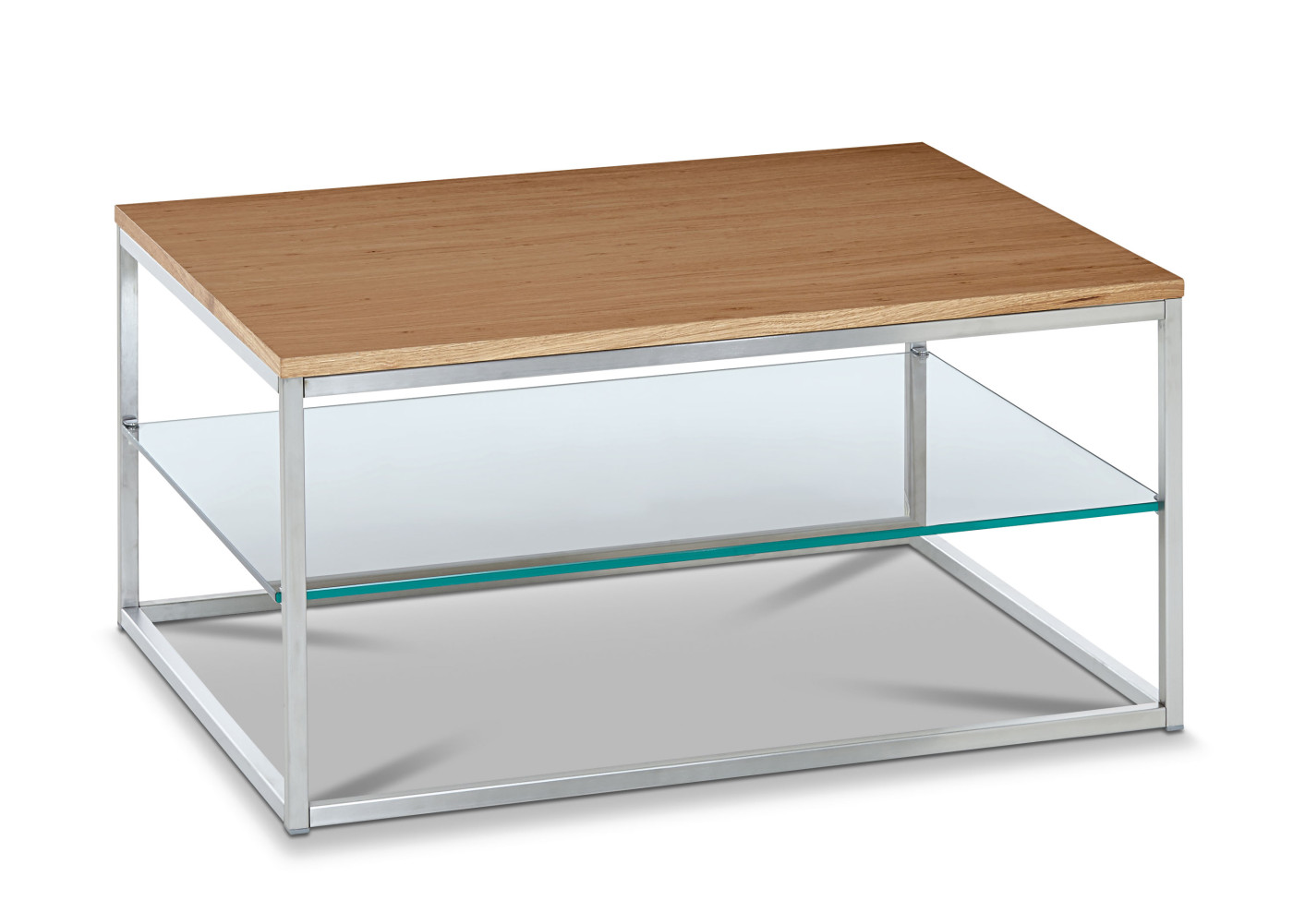 Couchtisch VARESE PRO in metall - kernbuche