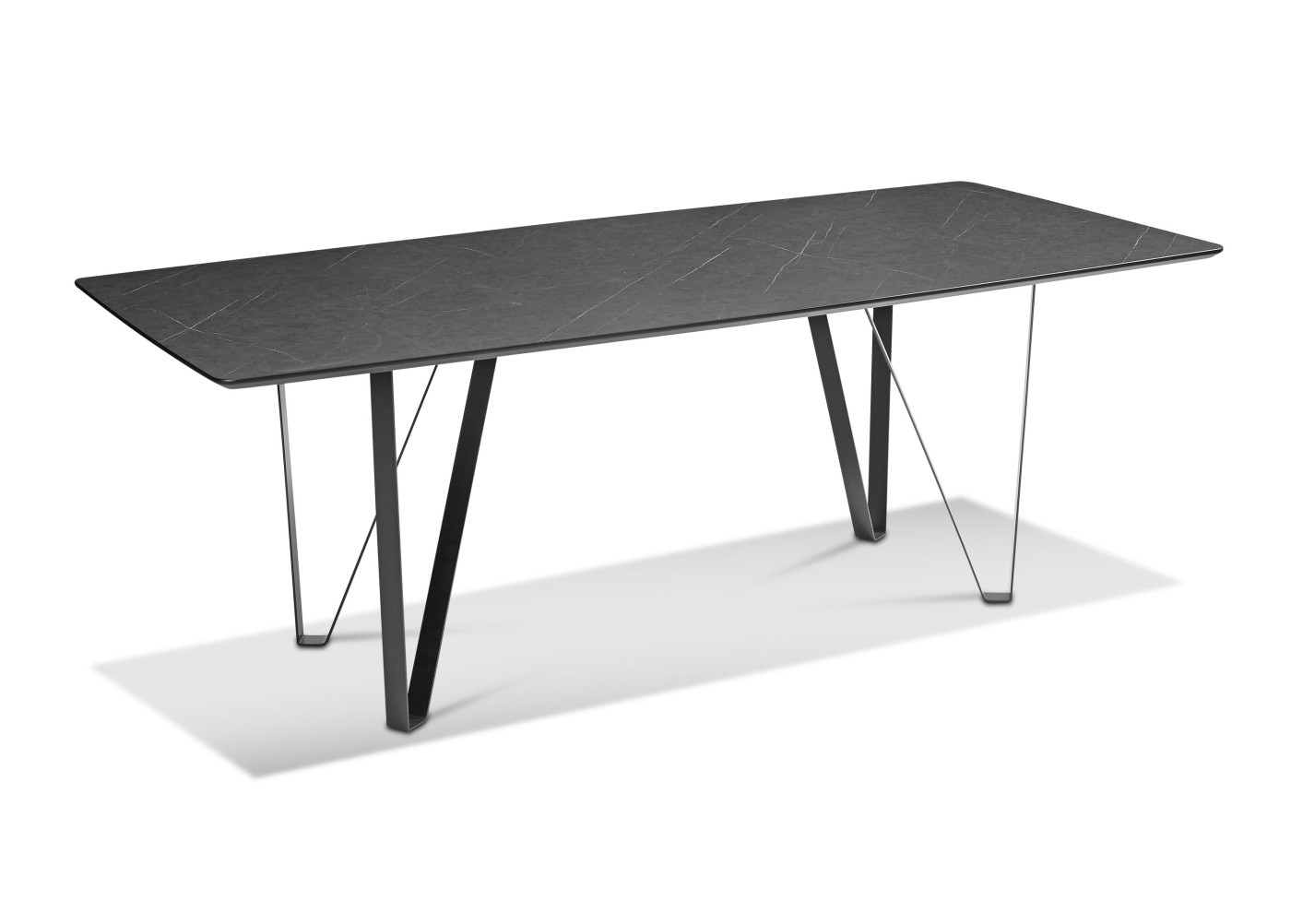 Vierfußtisch CALIMERA in Marmara marmor