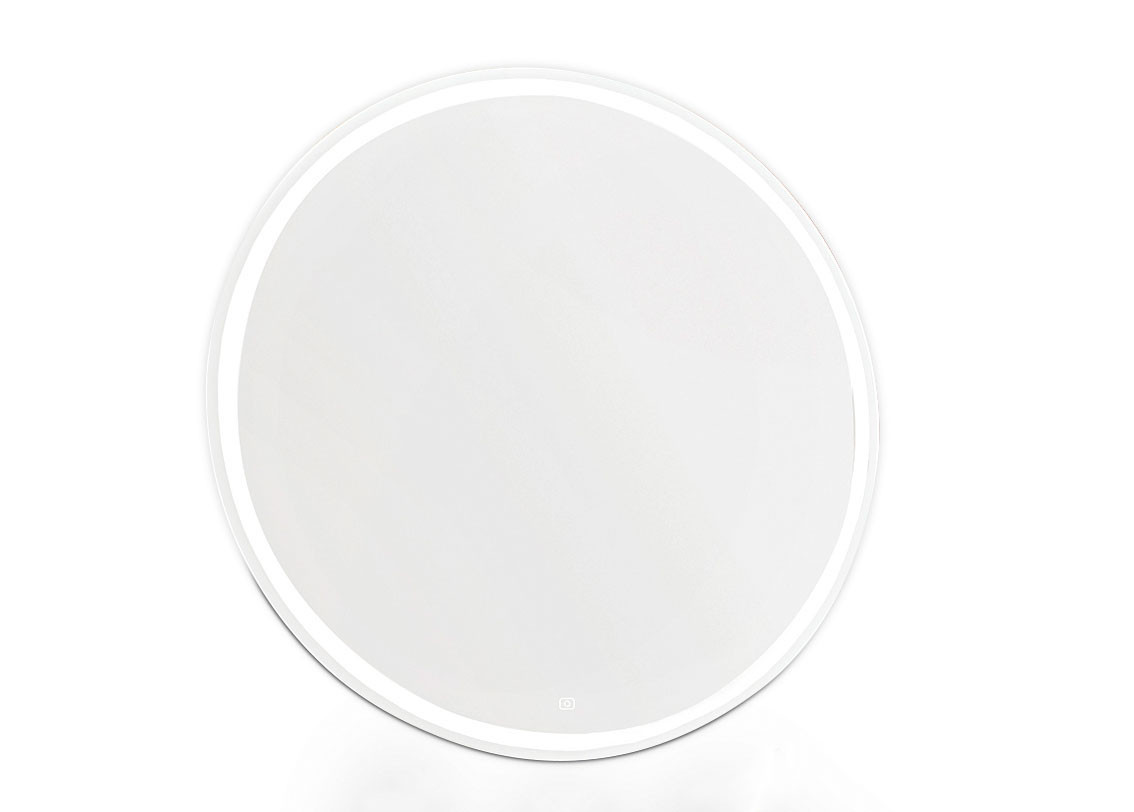 Flächenspiegel rund PALINO in polarweiß
