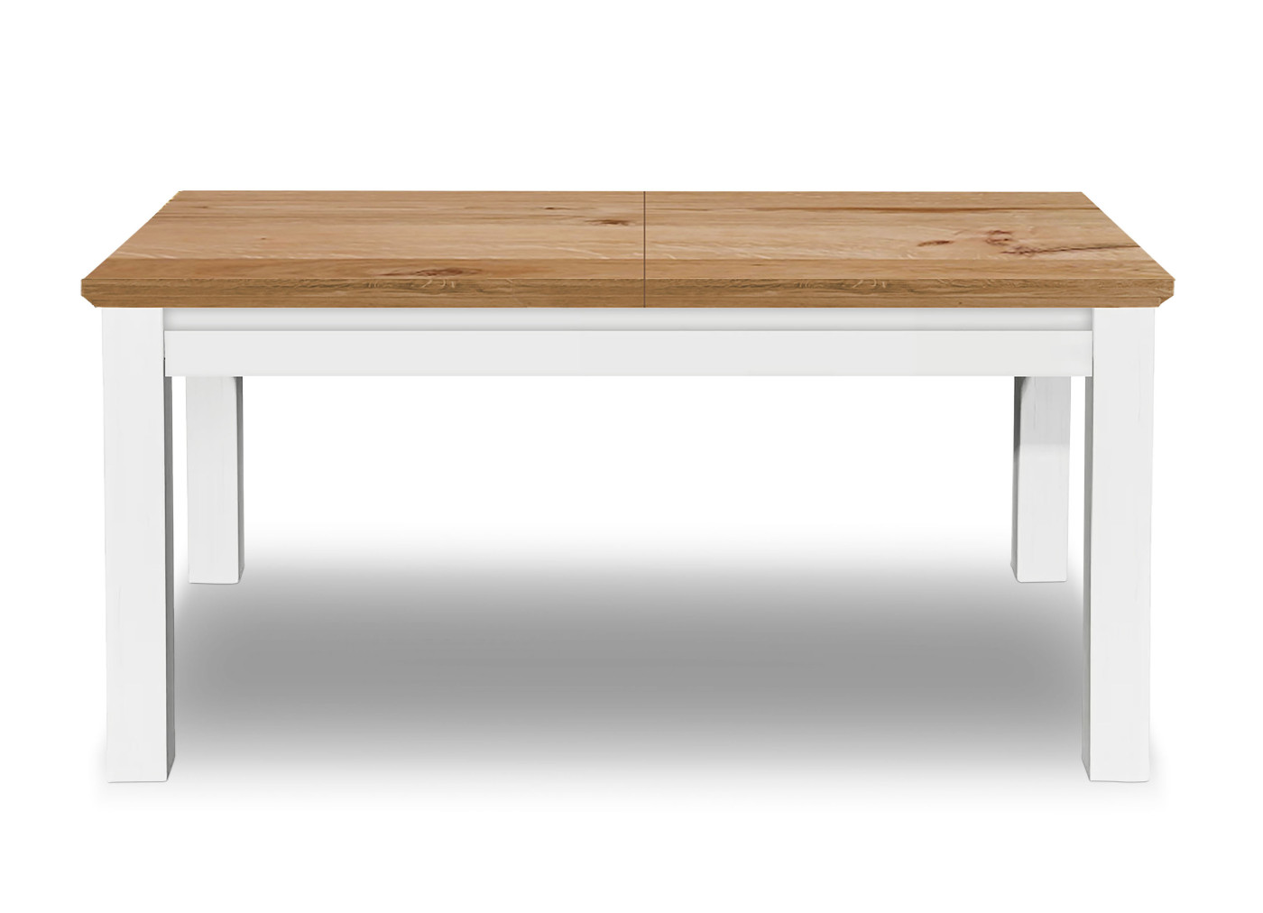 Esstisch Trato in Reinweiß RAL 9010 matt, Wachseffektlack