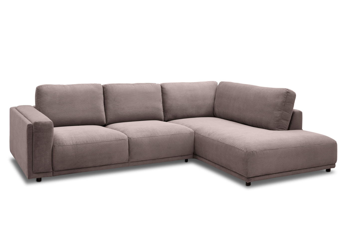 Eckgarnitur  EVOSO in taupe