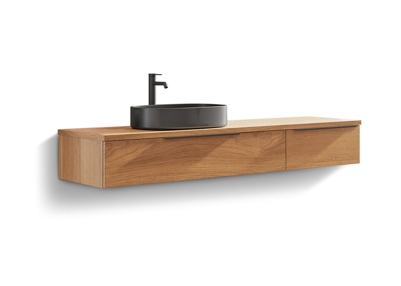 Waschtischunterschrank ASCADO in Cueno Eiche