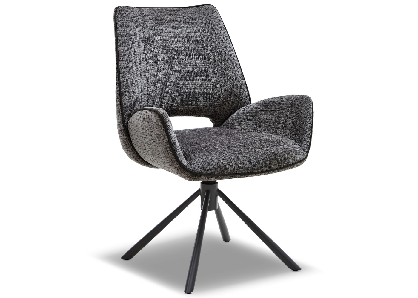 Armlehnstuhl VALESO in grey, darkgrey