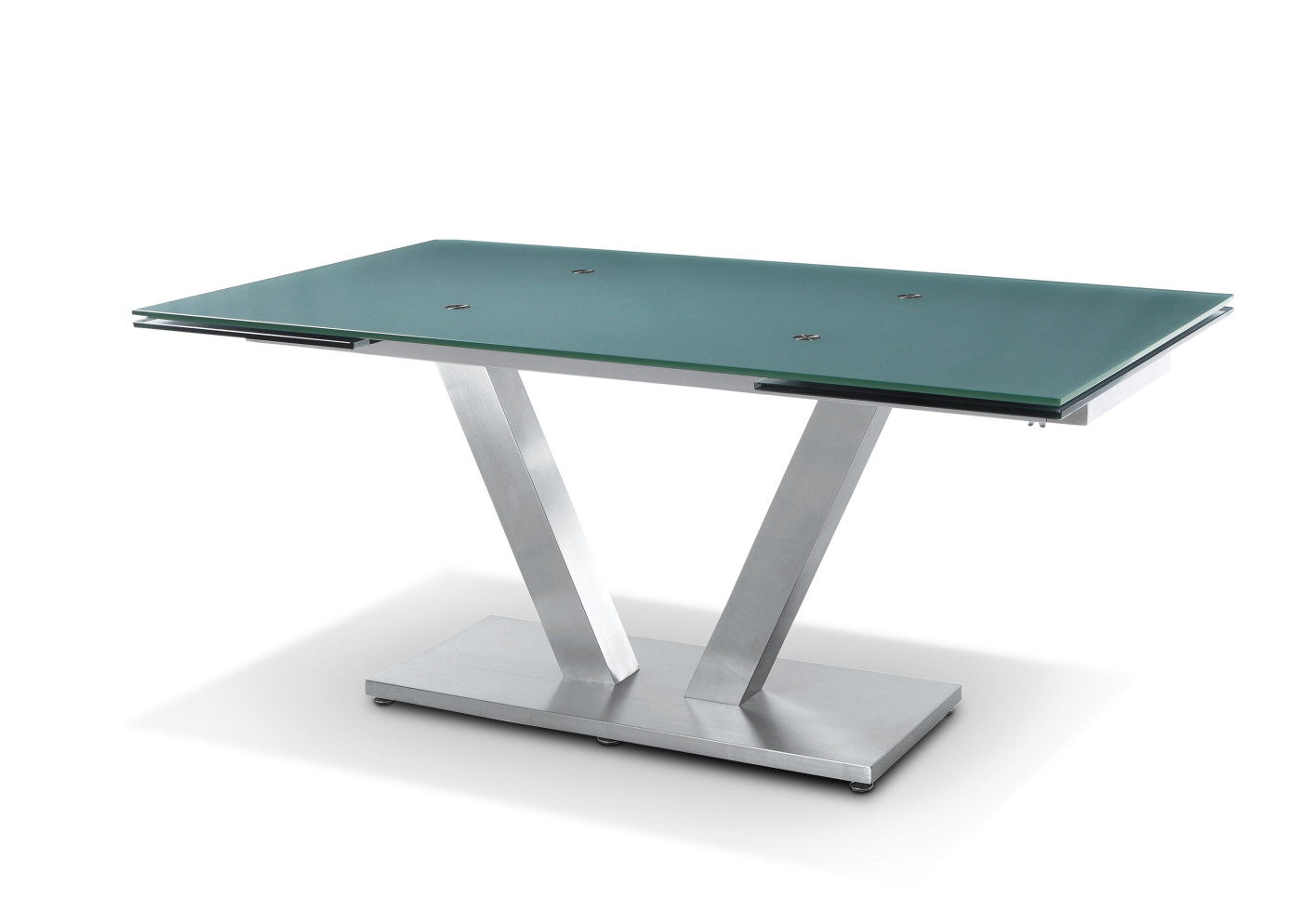 Esstisch SETA in grey, silber