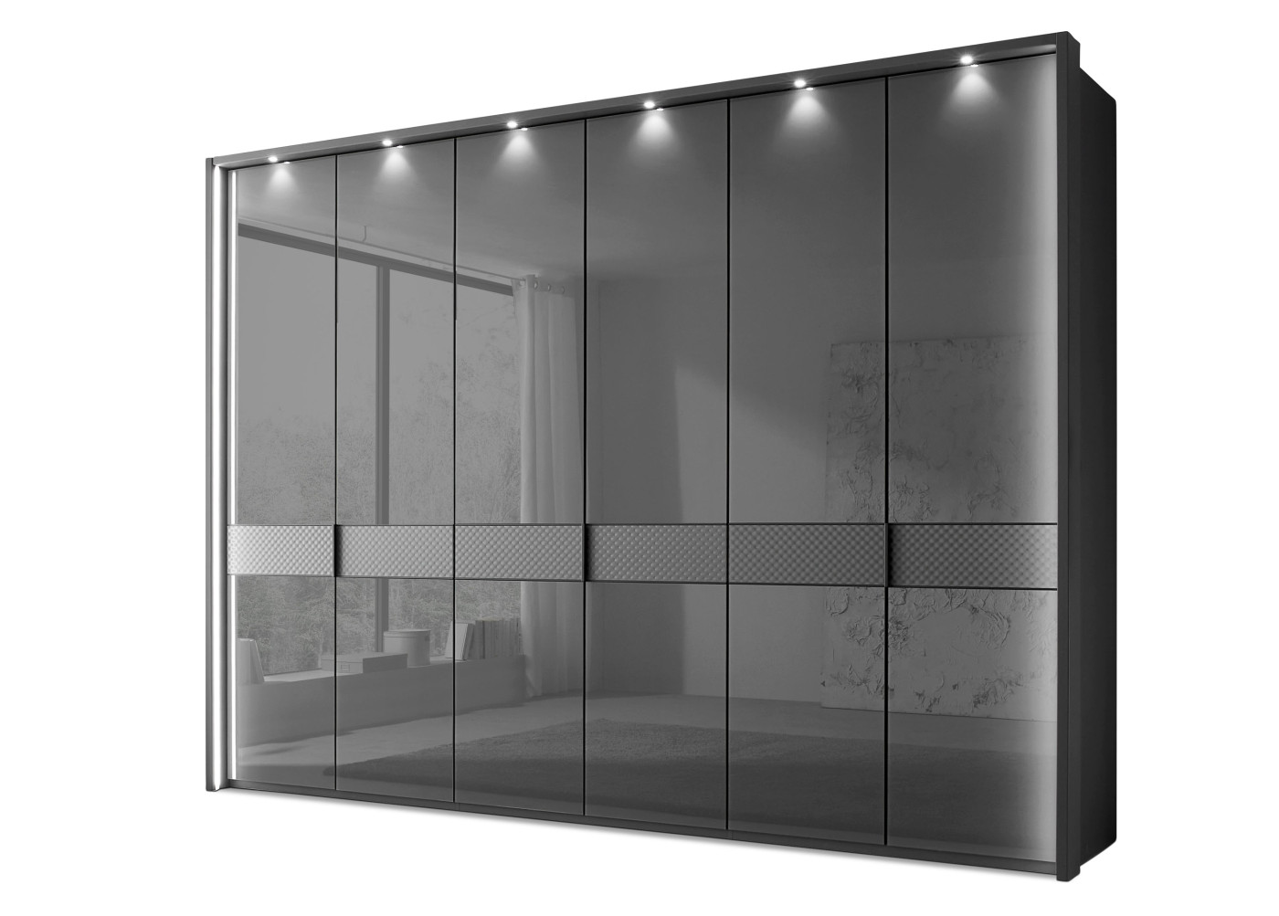 Drehtürenschrank Ambiero in Lava