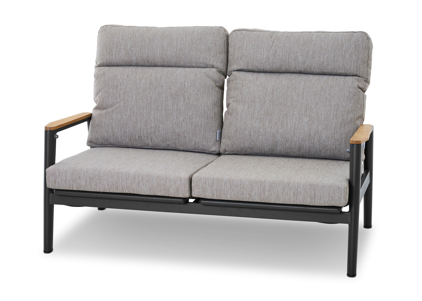 Sofa Latea in anthrazit, taupe, naturfarben