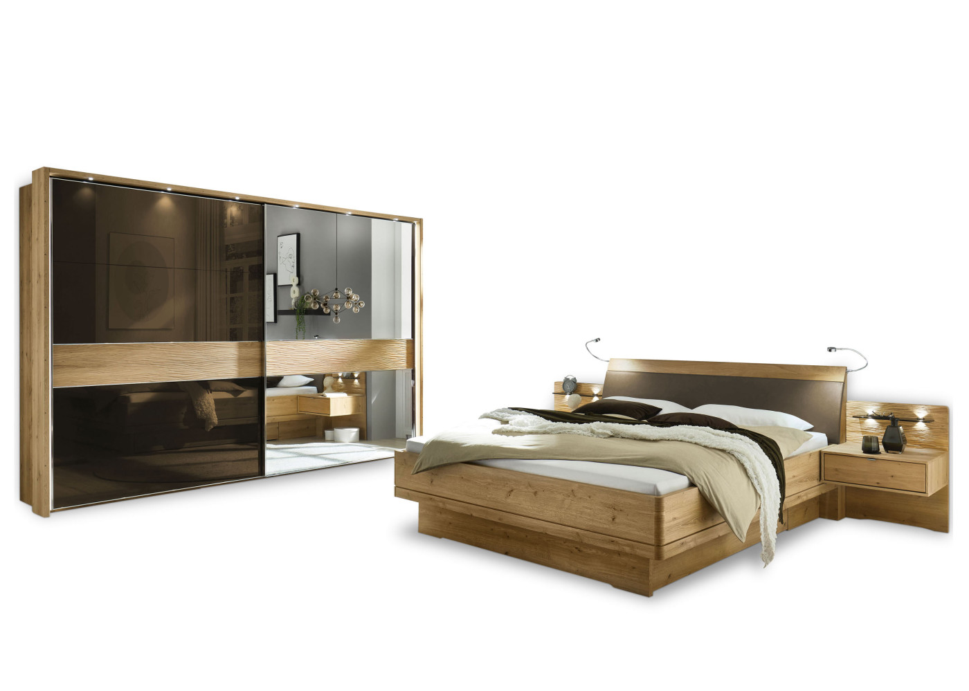 Schlafzimmer Wega Plus in braun