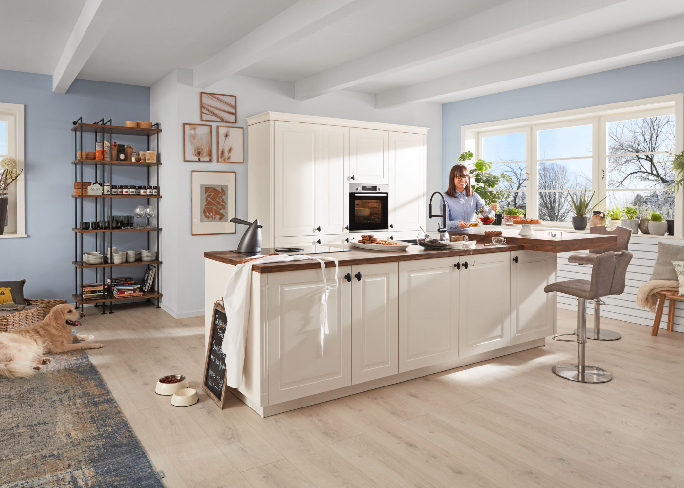 Kücheninsel SYLDA 849 in Magnolia